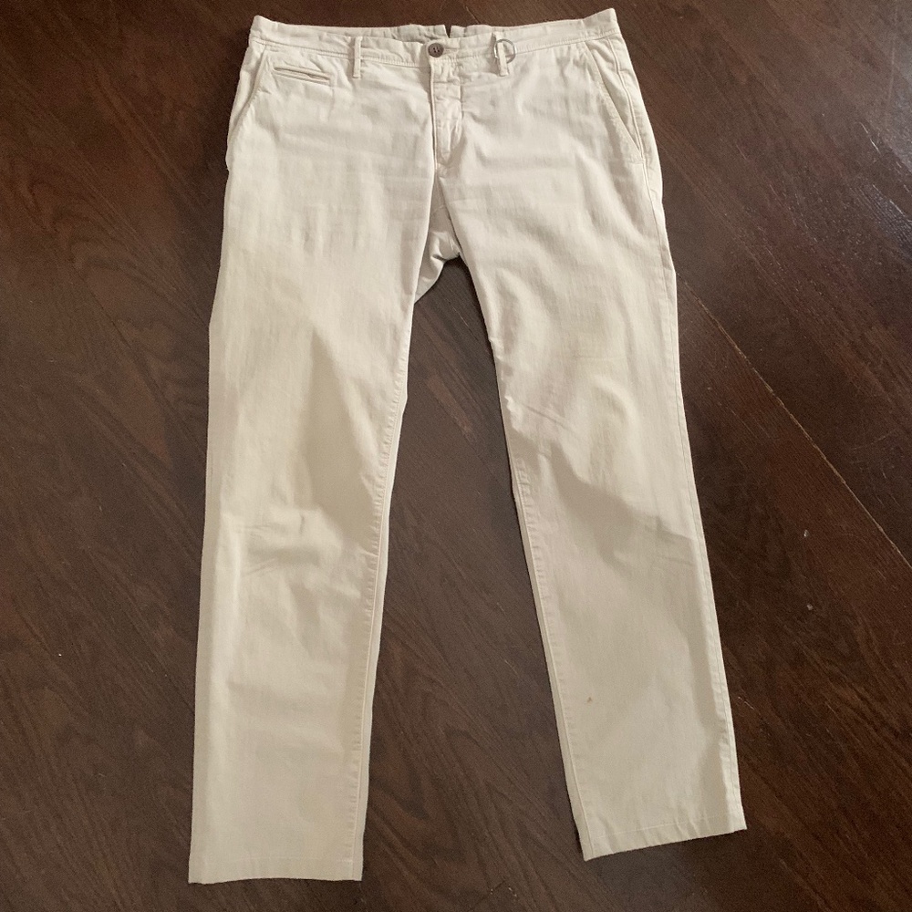 WHITE Men's woven casual pant